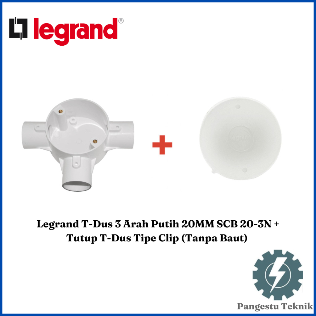 Jual Legrand TDus Cabang 3 / Tee Dus / T Dos Jalur Listrik Putih ...