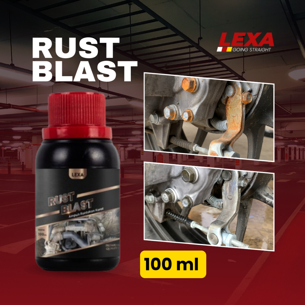Jual LEXA Rust Remover Rust Blast Pembersih Kerak Karat Pada Mobil ...