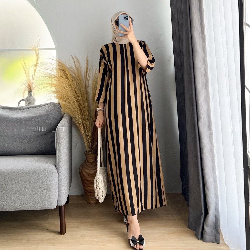 Daster Dres Lengan 3/4 - Rayon Premium - foto 2