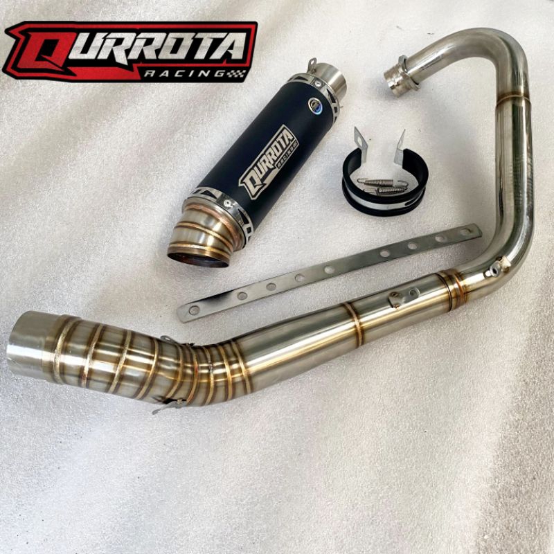Jual knalpot racing kolong klx crf dtracker wr155 original qurrota ...