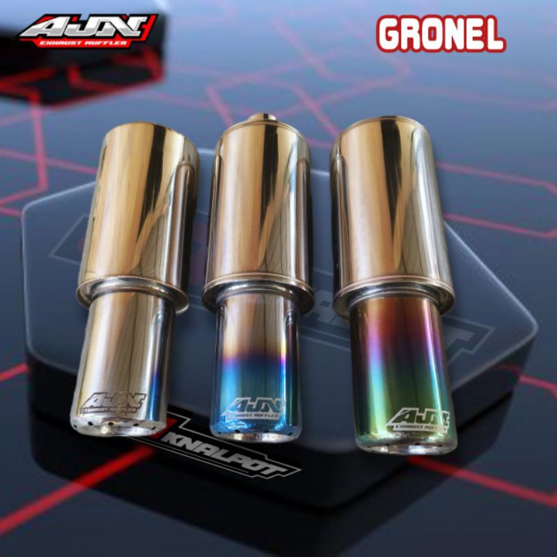 Jual knalpot racing AJN gronel suara full bass | Shopee Indonesia