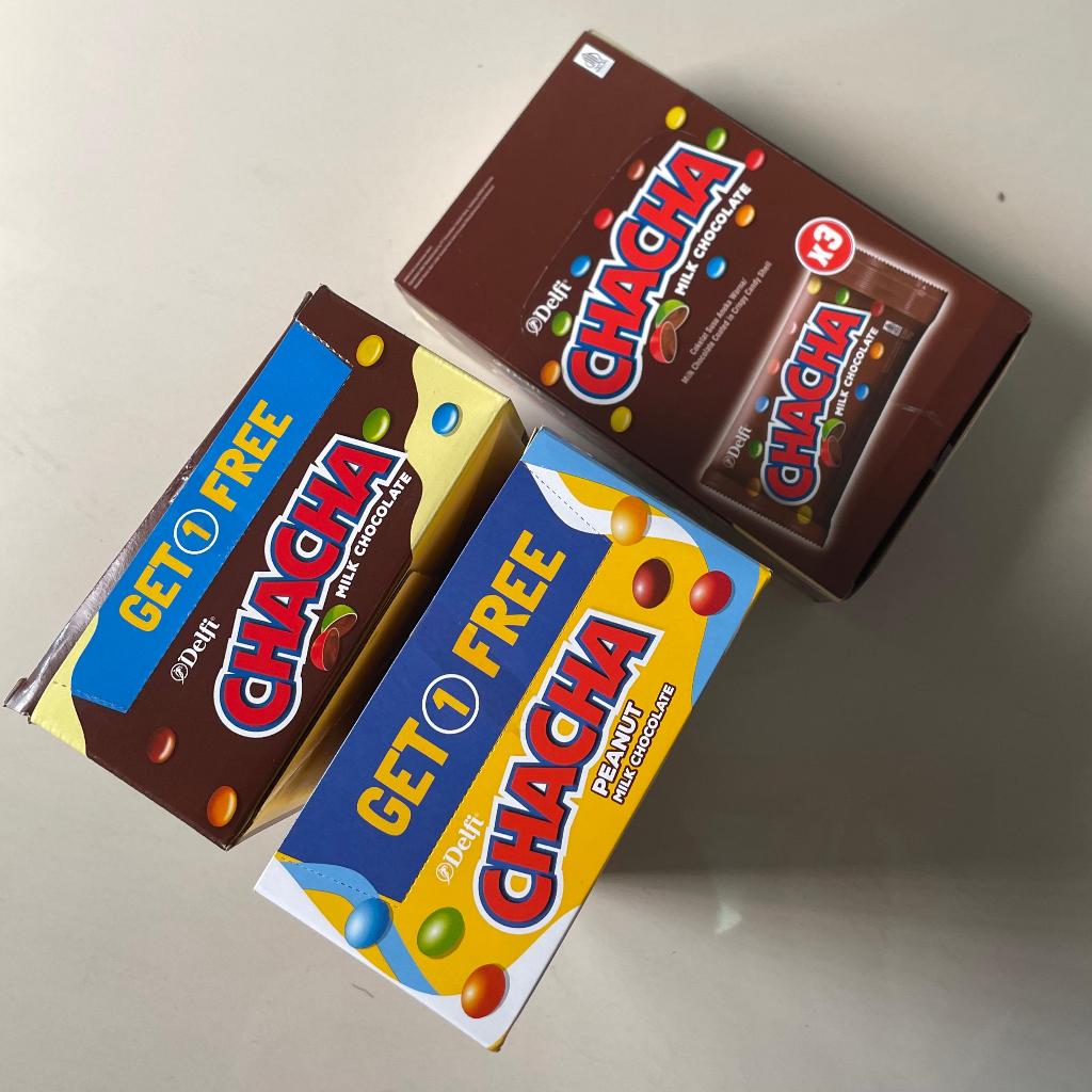 Jual CHA CHA BELI 2 GRATIS 1 MILK CHOC PEANUT 20 GRAM | COKLAT KACANG ...
