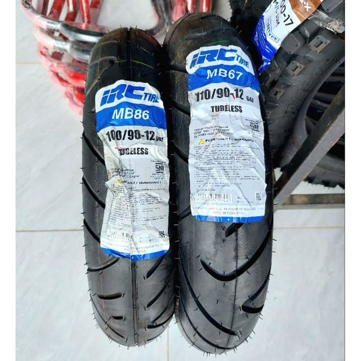 Jual Ban Motor NEW SCOOPY - YAMAHA FREEGO // IRC MB86 100/90- MB67 110/ ...