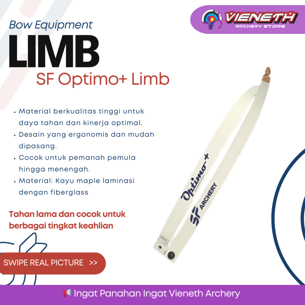 Jual LIMB SF OPTIMO+ / LIMBS STANDART BOW IMPORT PANAHAN - Limb Busur ...