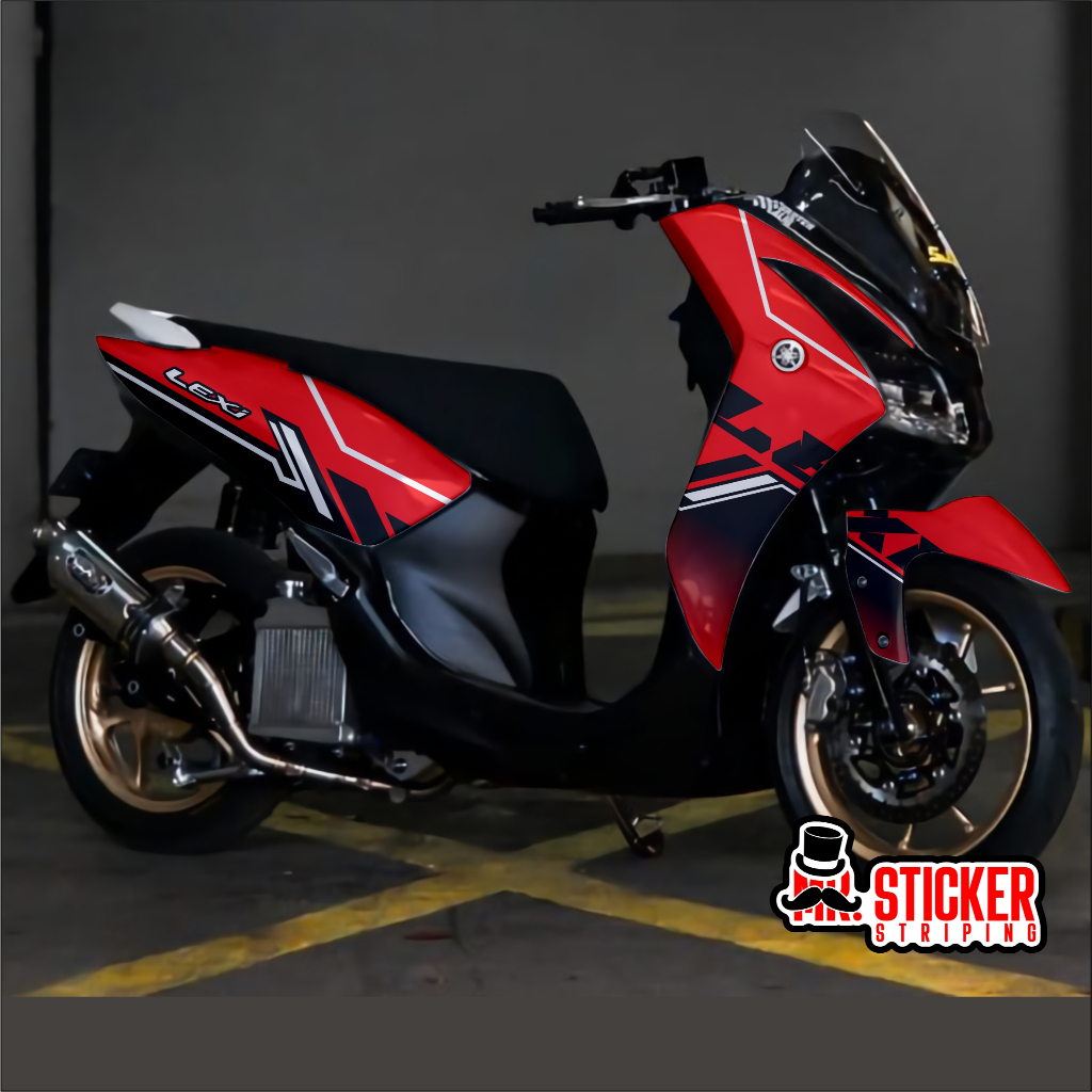 Jual Decal Yamaha Lexi 155 Lexi 125 full body custom sticker motif ...