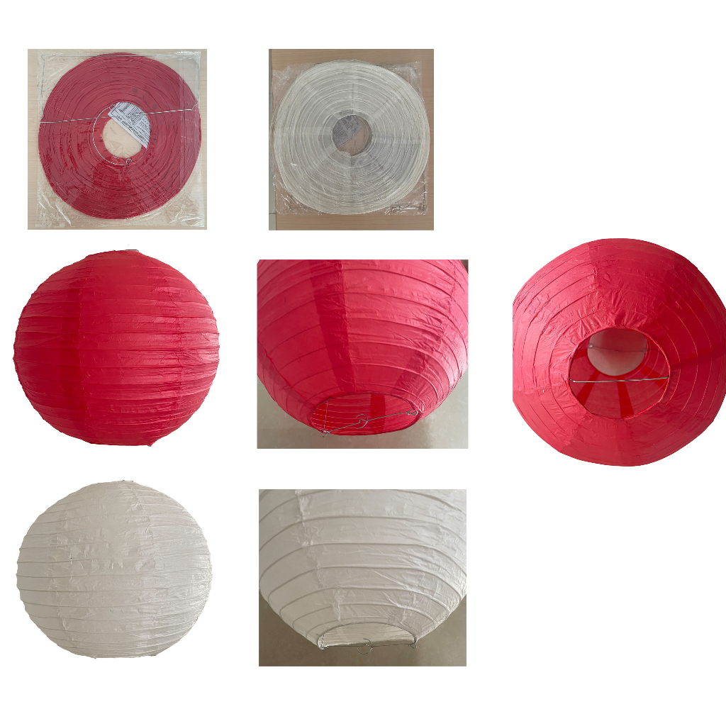 Jual Lampion Balon Gantung Random Lantern Kertas Merah Putih | Shopee ...