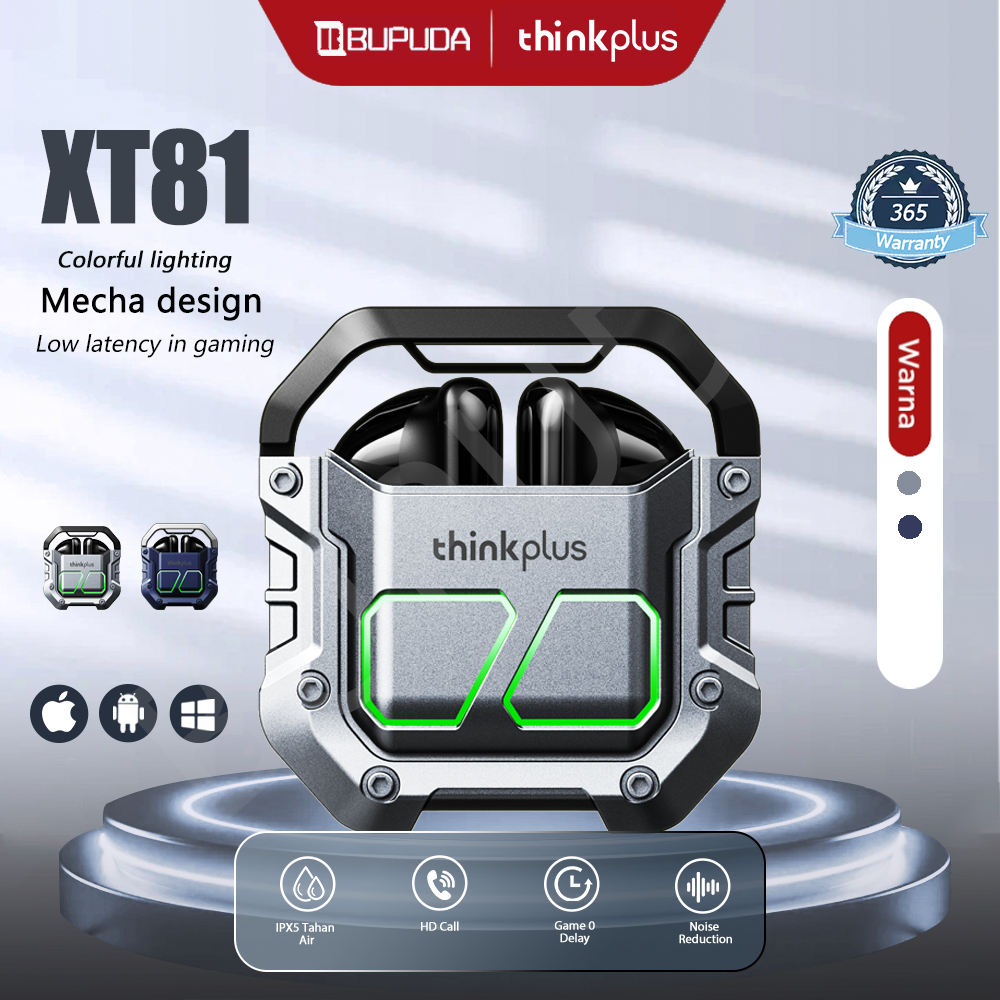 Jual BUPUDA X Lenovo Thinkplus XT81 TWS Gaming Headset Low Latency HD ...