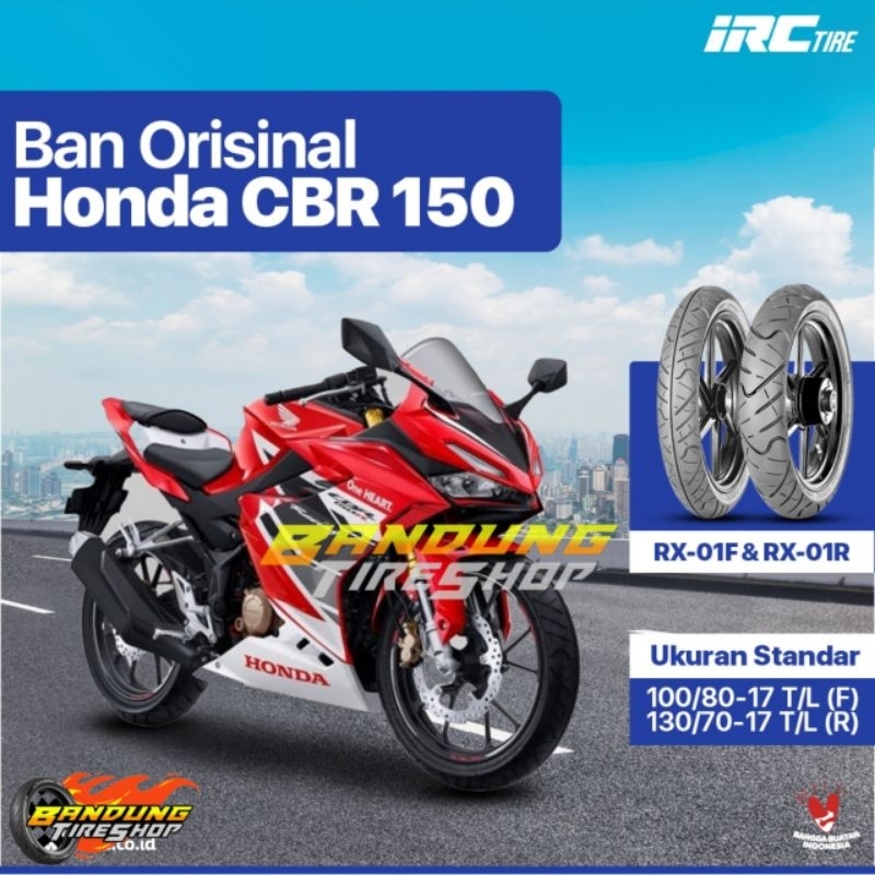 Jual IRC RX01 ROAD WINNER RING 17 BAN LUAR TUBELESS MOTOR SPORT BIKE ...