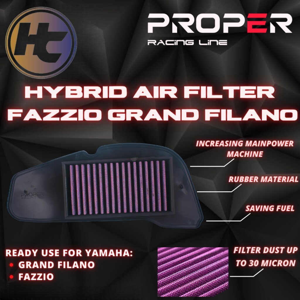 Jual FILTER UDARA PROPER RACING LINE FAZZIO GRAND FILANO HYBRID AIR ...