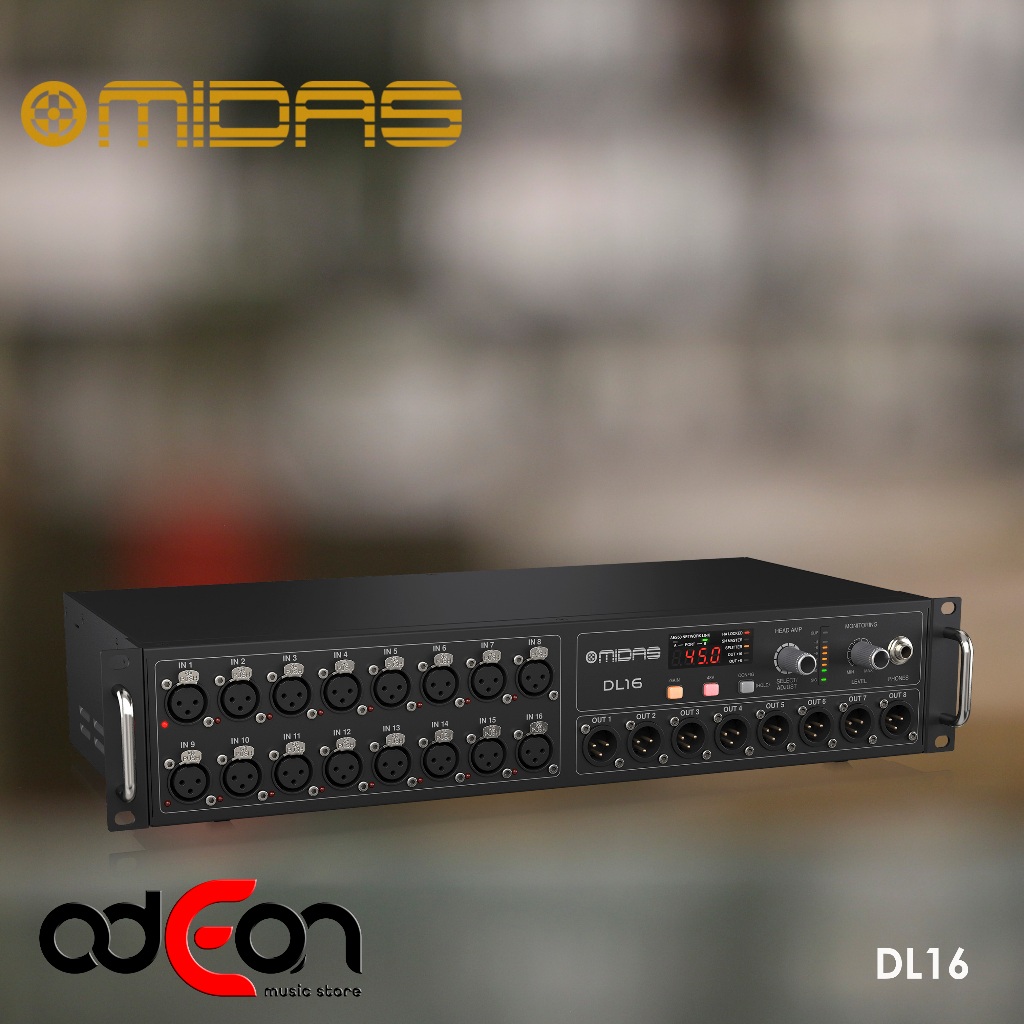 Jual MIDAS DL16 16 Input 8 Output Stage Box with 16 Midas Preamplifiers ...