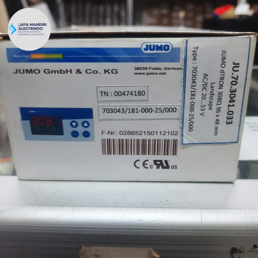 Regolatore Di Temperatura Digitale JUMO 701550/181-000-25/000 - Usato