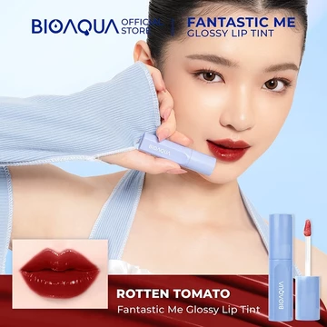 Transfer Proof BIOAQUA Cosmetics Liptint Tahan Lama Dan Anti Air Fantastic Me Glossy ​Lipstik