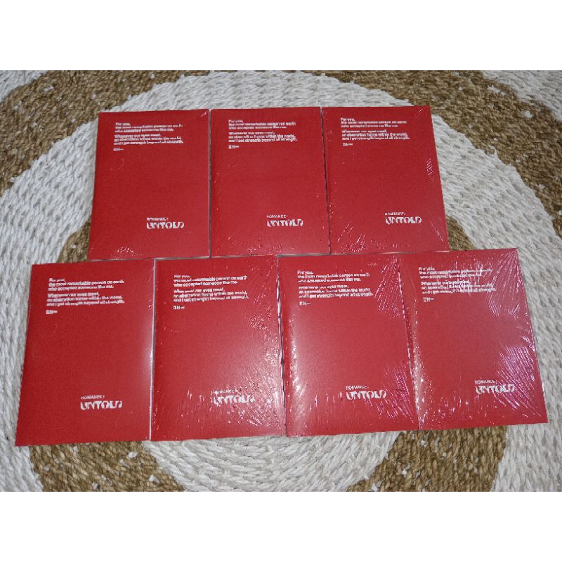 Jual Ready Stock Siap Kirim Album Sealed Engene Murah Romance Untold Jungwon Ni Ki Jay Jake