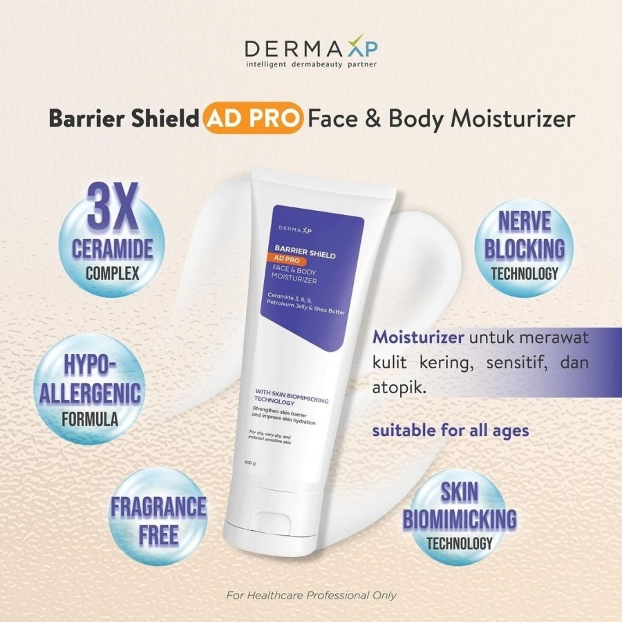 Jual Derma Xp Barrier Shield AD Pro Face & Body Moisturizer 100g ...