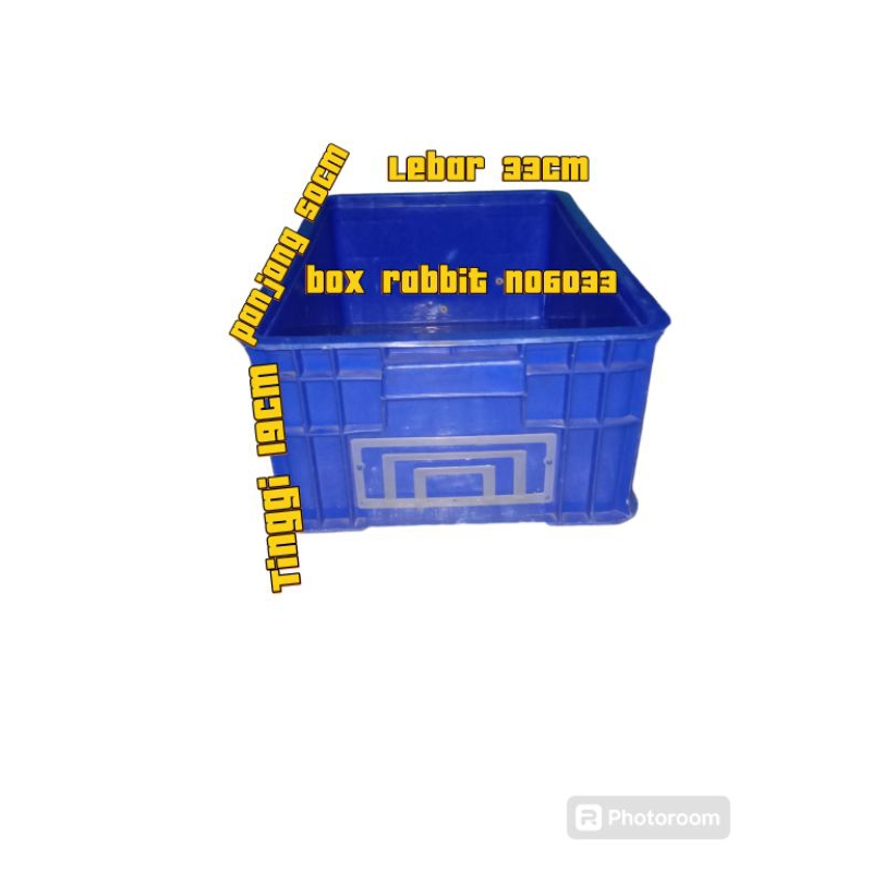Jual box kontainer rabbit no6033 ukuran 50x33x20 bekas, wadah,bak ...