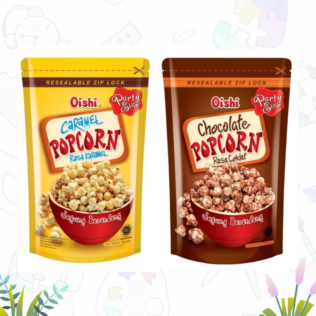 Jual Oishi PopCorn All Varian Rasa 100gr (pcs) | Shopee Indonesia