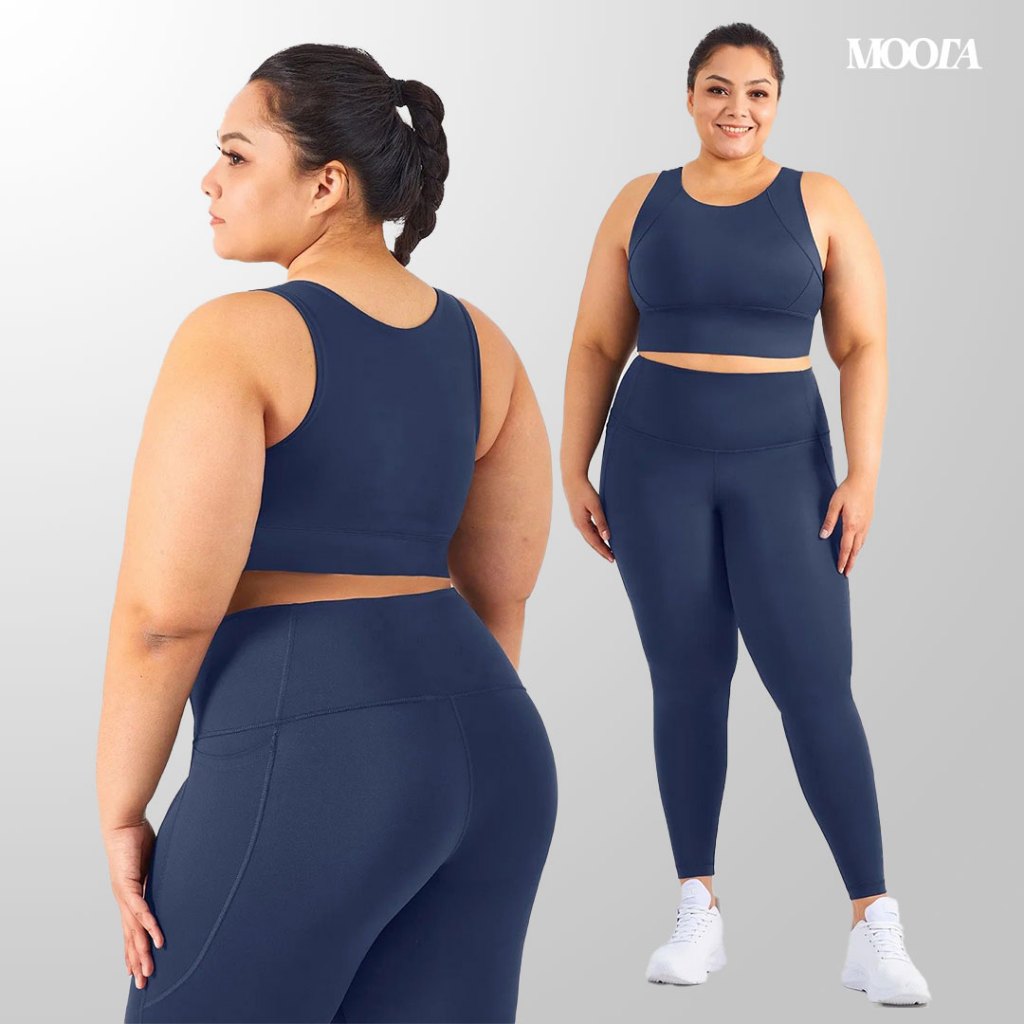 MOOTA Esmee Setelan Olahraga Wanita JUMBO Pakaian Olahraga Senam Zumba Aerobic BIG SIZE - 009