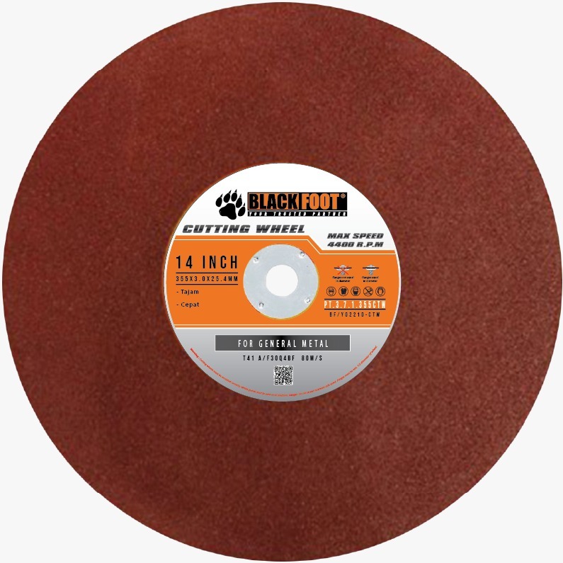Jual BLACKFOOT Cutting Wheel 14 Inch / Cutting Wheel 355 Mm | Shopee ...
