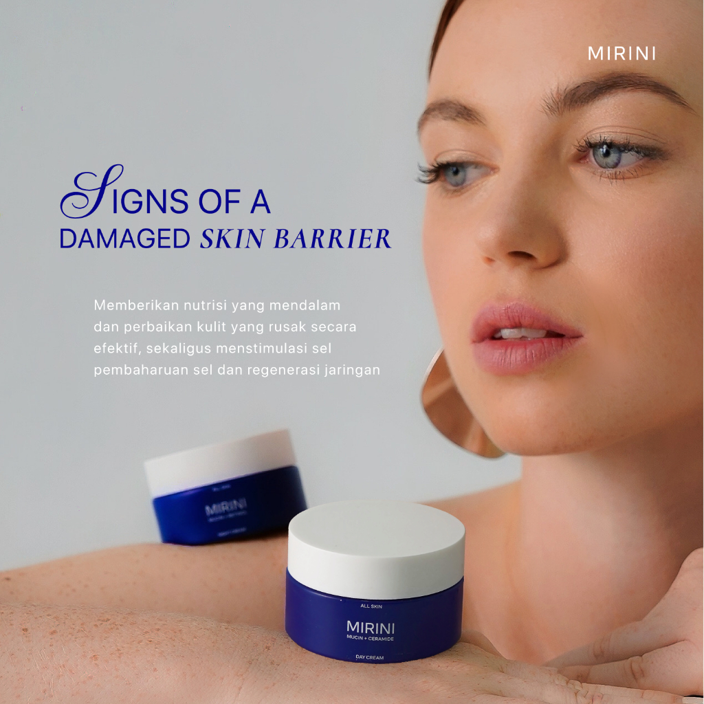 Jual MIRINI Day Moisturizer - Snail Mucin dan Ceramides Pelembab Wajah ...