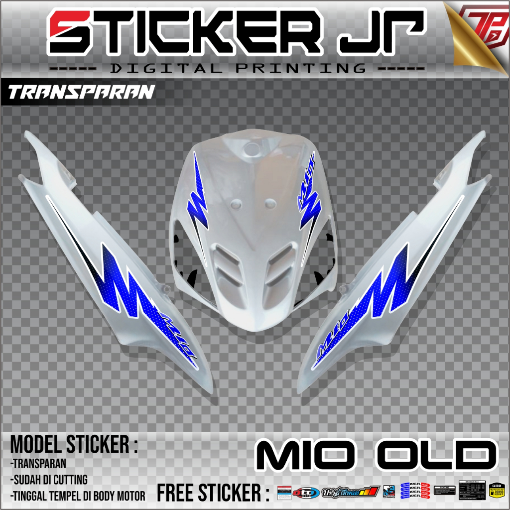 Jual Stiker Striping Mio Sporty / Mio Smile - Sticker Motor Yamaha Mio ...