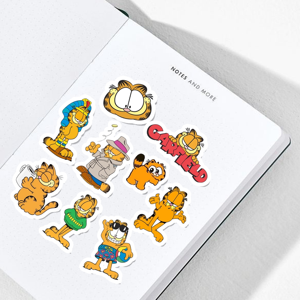 Jual PeelPop - Stiker Garfield | vinyl | waterproof | glossy | Shopee ...