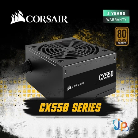 Corsair CX550 80 Plus Bronze PSU Berkualitas Tinggi