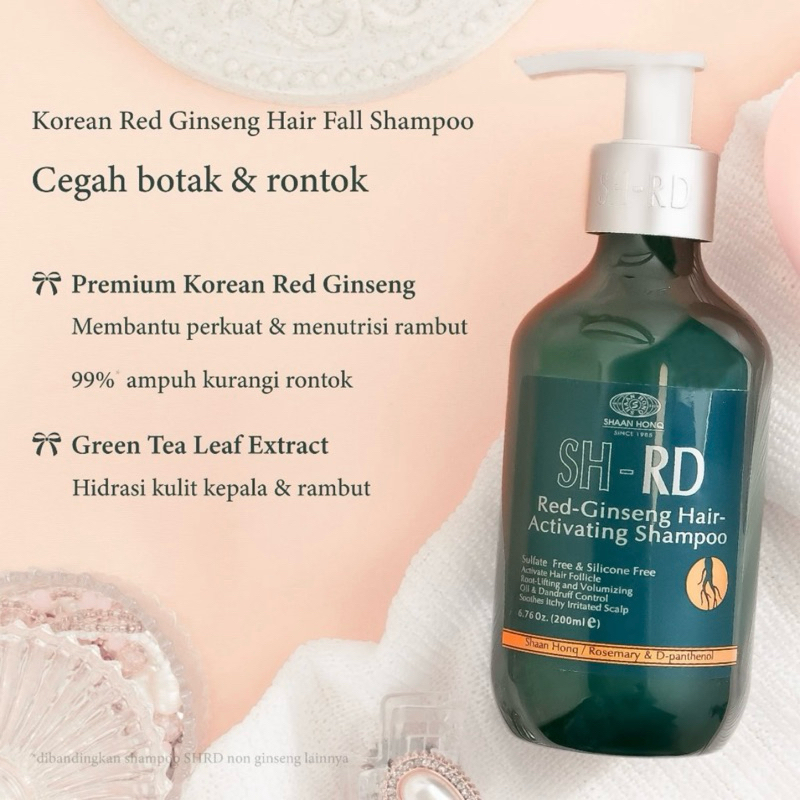 Jual (READY!!!) SH-RD Red Ginseng Hair Activating Shampoo 200ml | Cocok ...