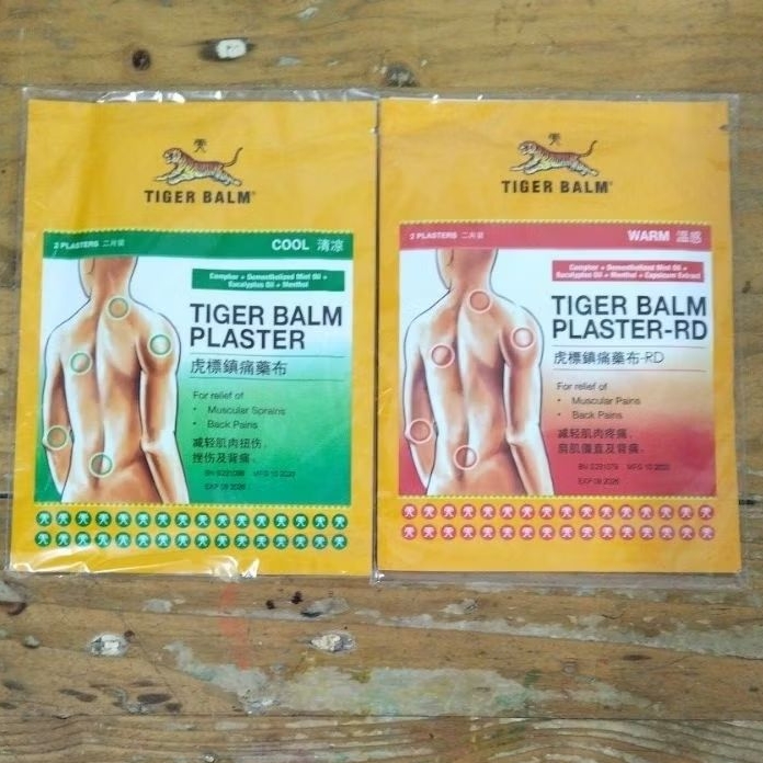 Jual Tiger Balm Plaster Besar Cool or Warm 10cm x 14cm | Shopee Indonesia