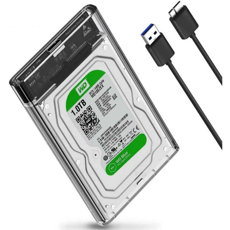 Jual Taffware Hard Drive SSD Enclosure 2.5 Inch USB 3.0 to USB Micro B ...