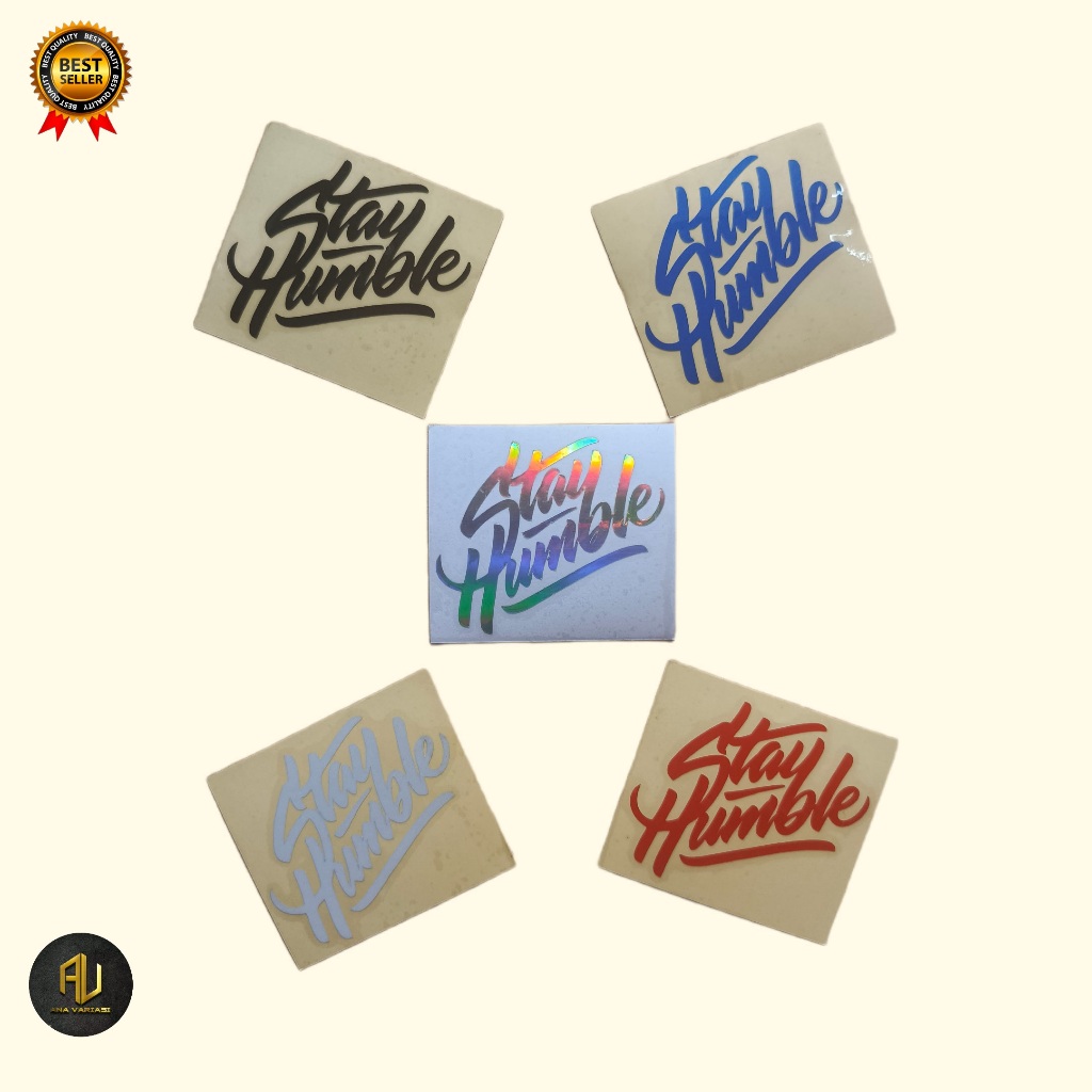 Jual STICKER CUTTING STAY HUMBLE STAYHUMBLE STICKER MOTOR,STICKER MOBIL ...