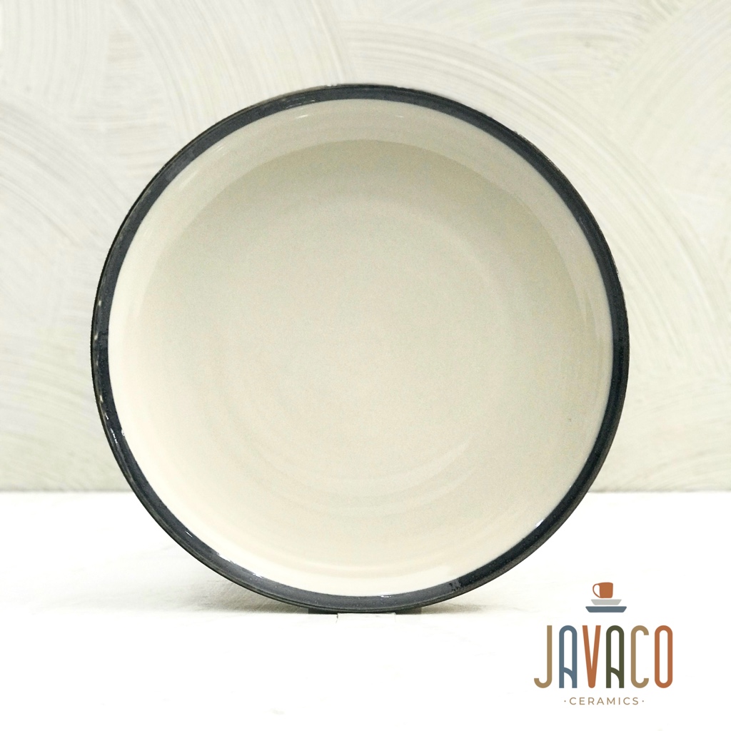 Jual Javaco | Dinner Plate Piring Keramik Putih Polos Premium | Piring ...