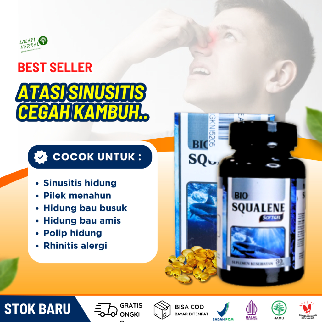 Jual Obat Sinusitis Kronis Hidung Bau Busuk Pilek Menahun Polip ...