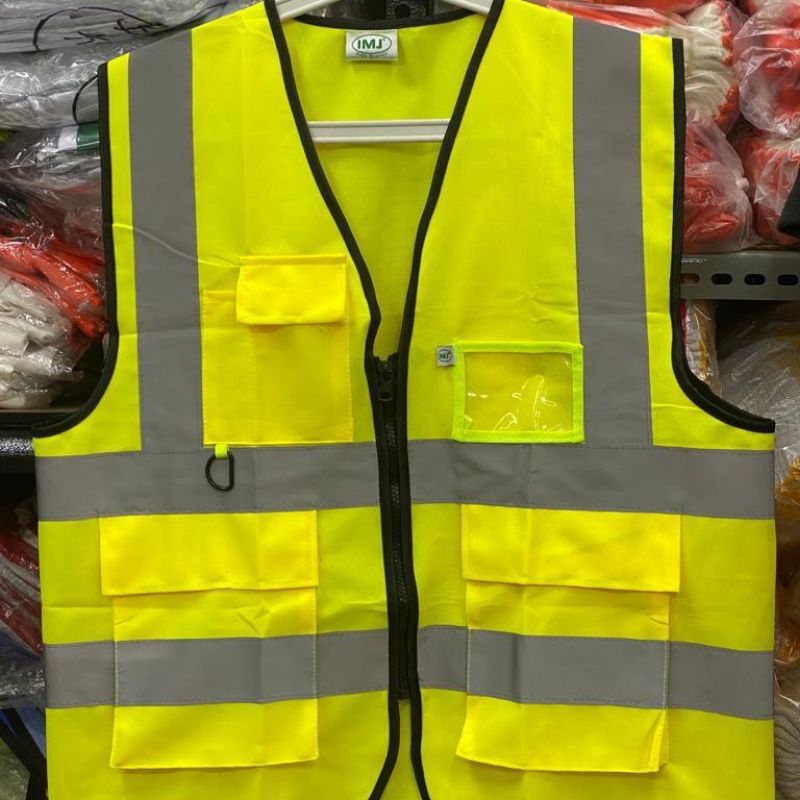 Jual Rompi Safety Proyek ID Holder Polyster 2 kantong IMJ All Size ...