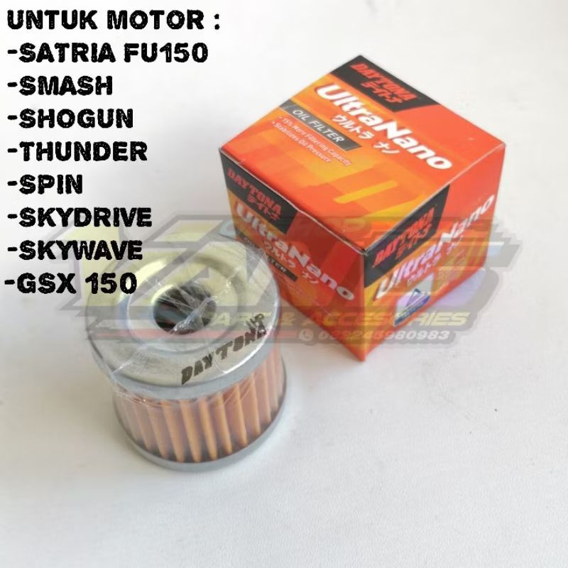 Jual Filter Oli Daytona Ultra Nano 3509 Satria Fu, GSX-R150, Shogun ...
