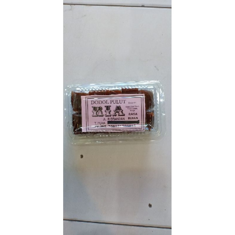 Jual DODOL RIA ASLI TANJUNG PURA RASA ORIGINAL/BIASA POTONG KECIL KECIL ...