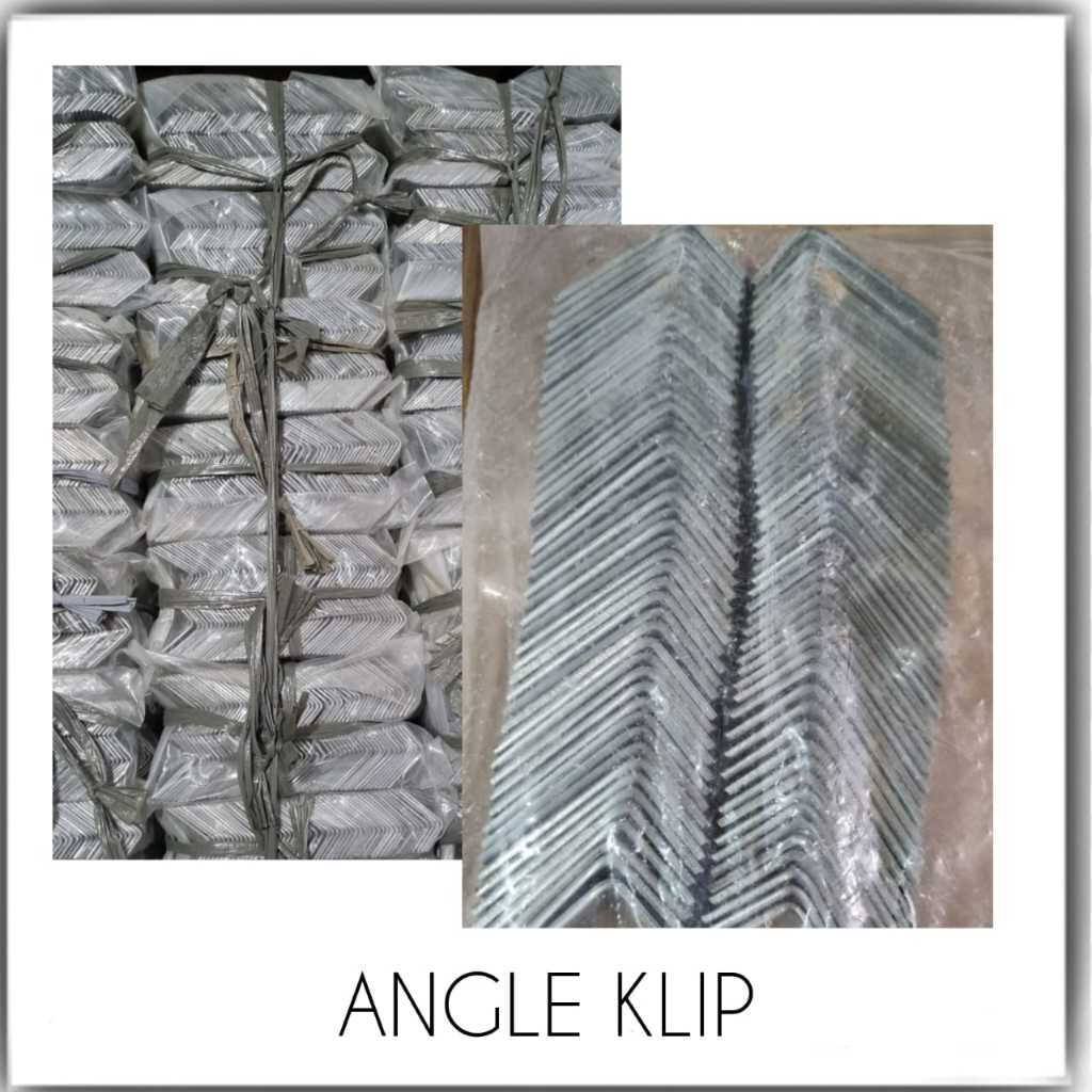 Jual SIKU L RAMSET//ANGLE CLIP/TEBAL//TIPIS//1 LUBANG//2LUBANG//HARGA ...