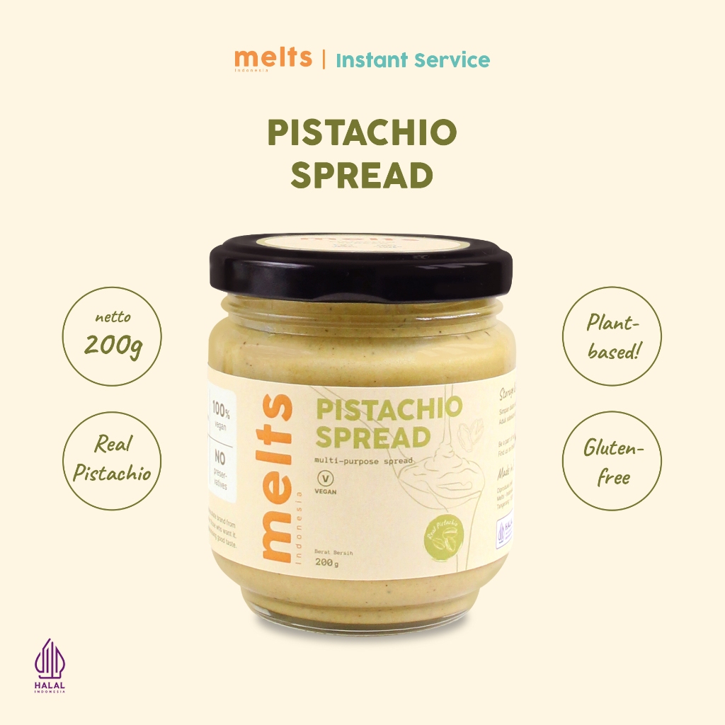 Jual Instant Service - Melts Pistachio Spread | Selai kacang Plant ...
