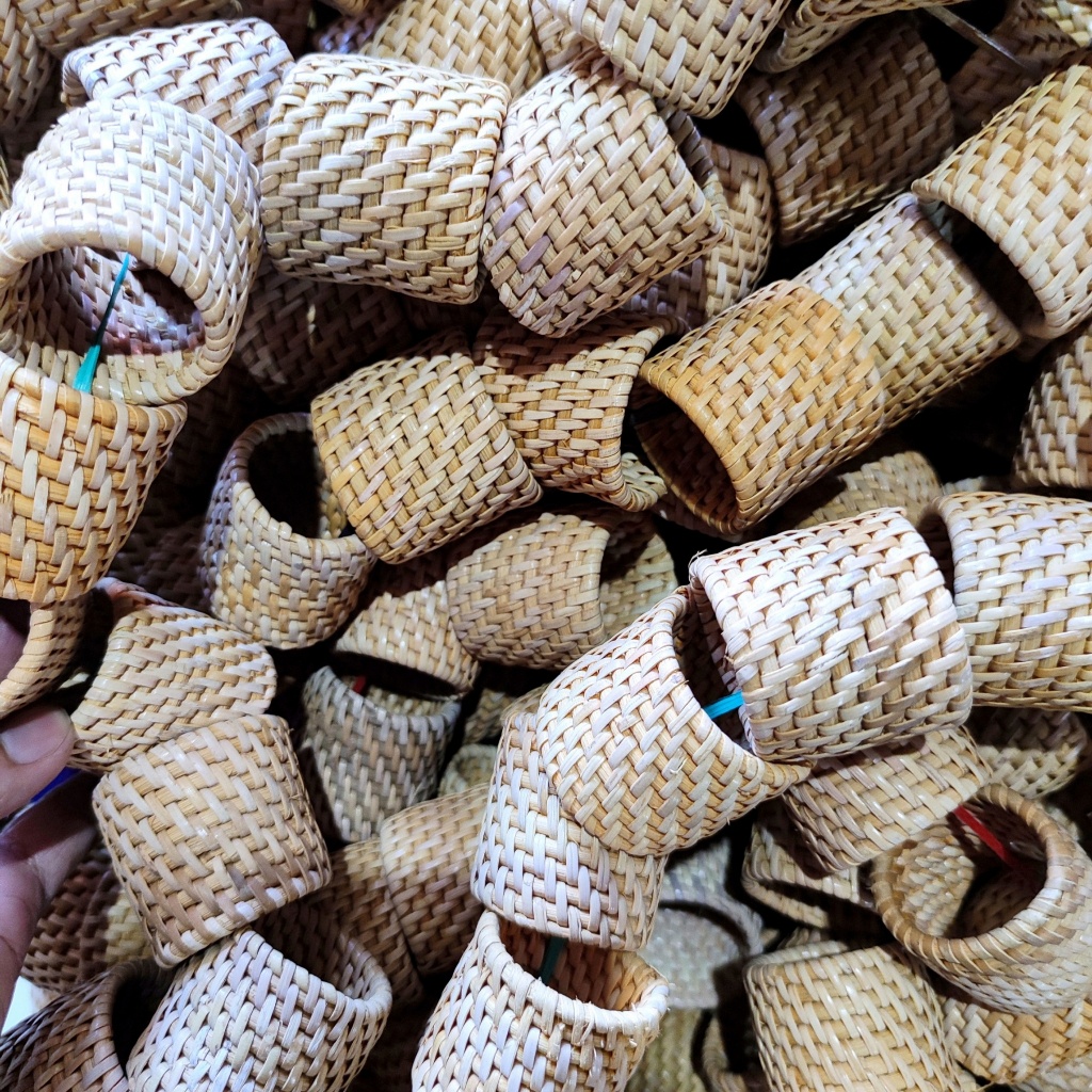 Jual napkin ring rotan rattan ring serbet cincin rotan | Shopee Indonesia
