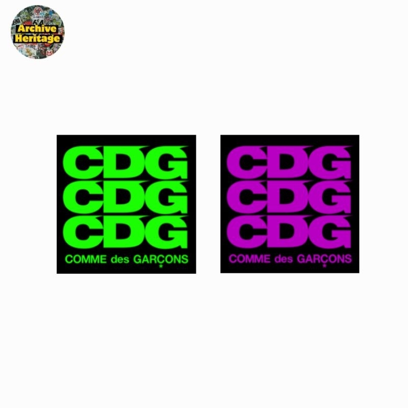 Jual sticker Comme des Garcons CDG logo japan clothing streetwear brand ...