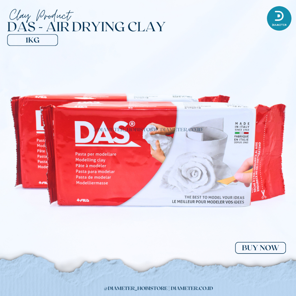 Jual DAS - MODELLING AIR DRYING CLAY ORIGINAL 100% | 1KG | Shopee Indonesia