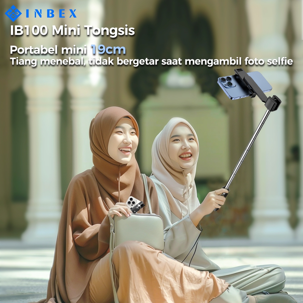 Jual INBEX IB100 Tongsis Tripod Bluetooth Selfie Stick Braket remote ...