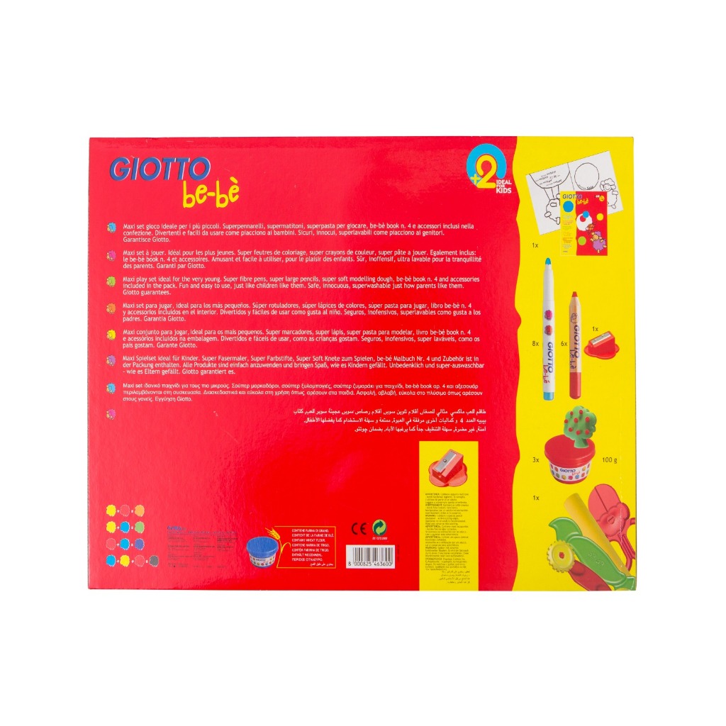 Jual Giotto Bebe Paket Mewarnai / Paket Menggambar Anak Maxi Coloring ...