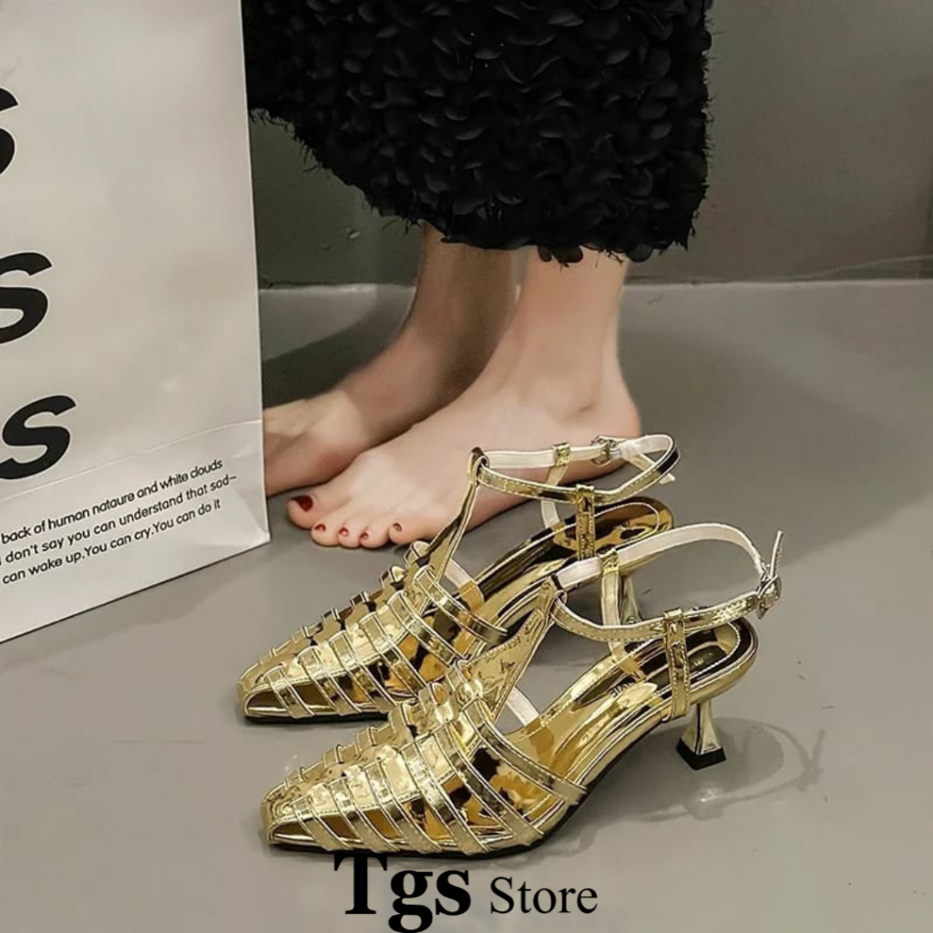 Jual Sandal Hells Wanita Bapou Keronjo Hak 7cm CK-01 | Shopee Indonesia