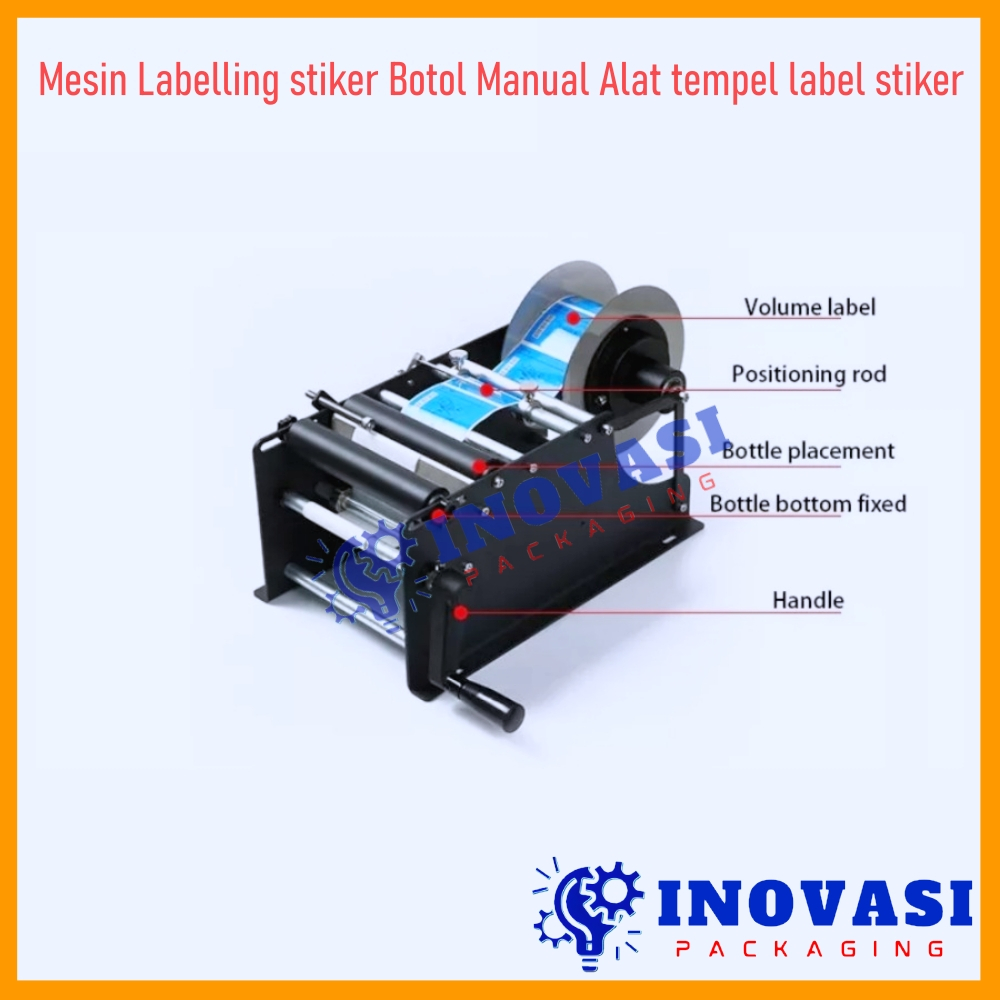 Jual Mesin Labelling Botol Manual Sticker Label Alat Tempel Label ...