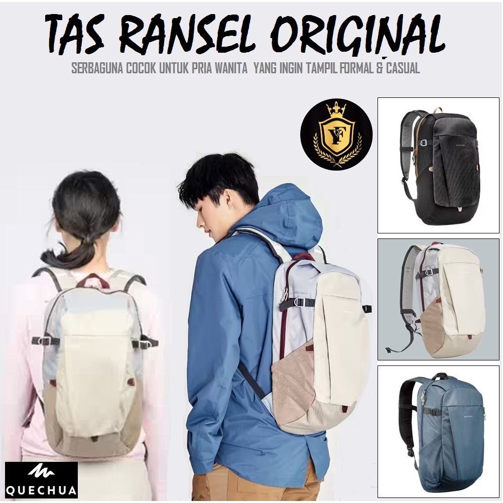 Jual TAS RANSEL ORIGINAL QUECHUA UKURAN 20L PRIA WANITA BAHAN KUALITAS ...