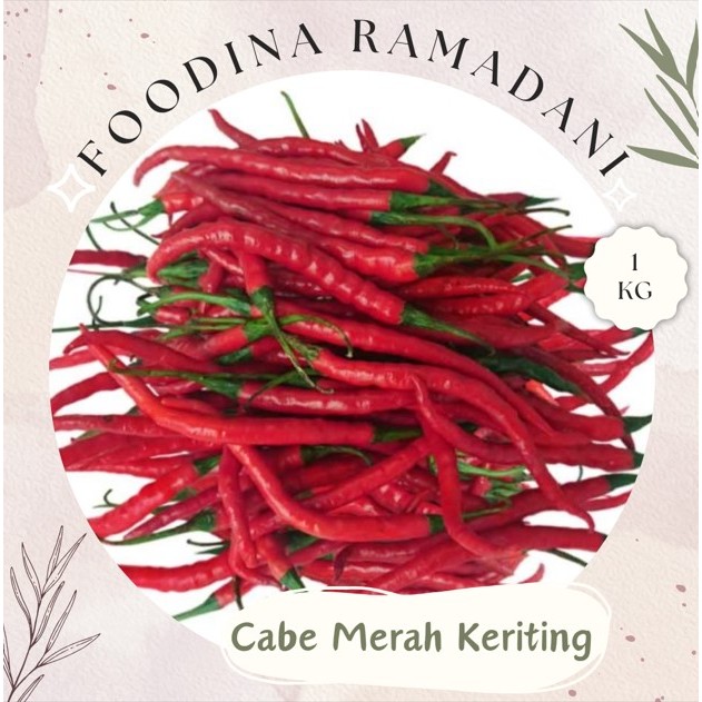 Jual CABE MERAH Keriting - Red Chilli Fresh [ Berat 1.000gr ] Harga Per ...