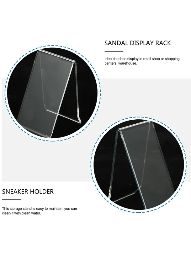 Jual Stand Sepatu Akrilik - Shoe Acrylic Display Sandal Rak Pajangan ...
