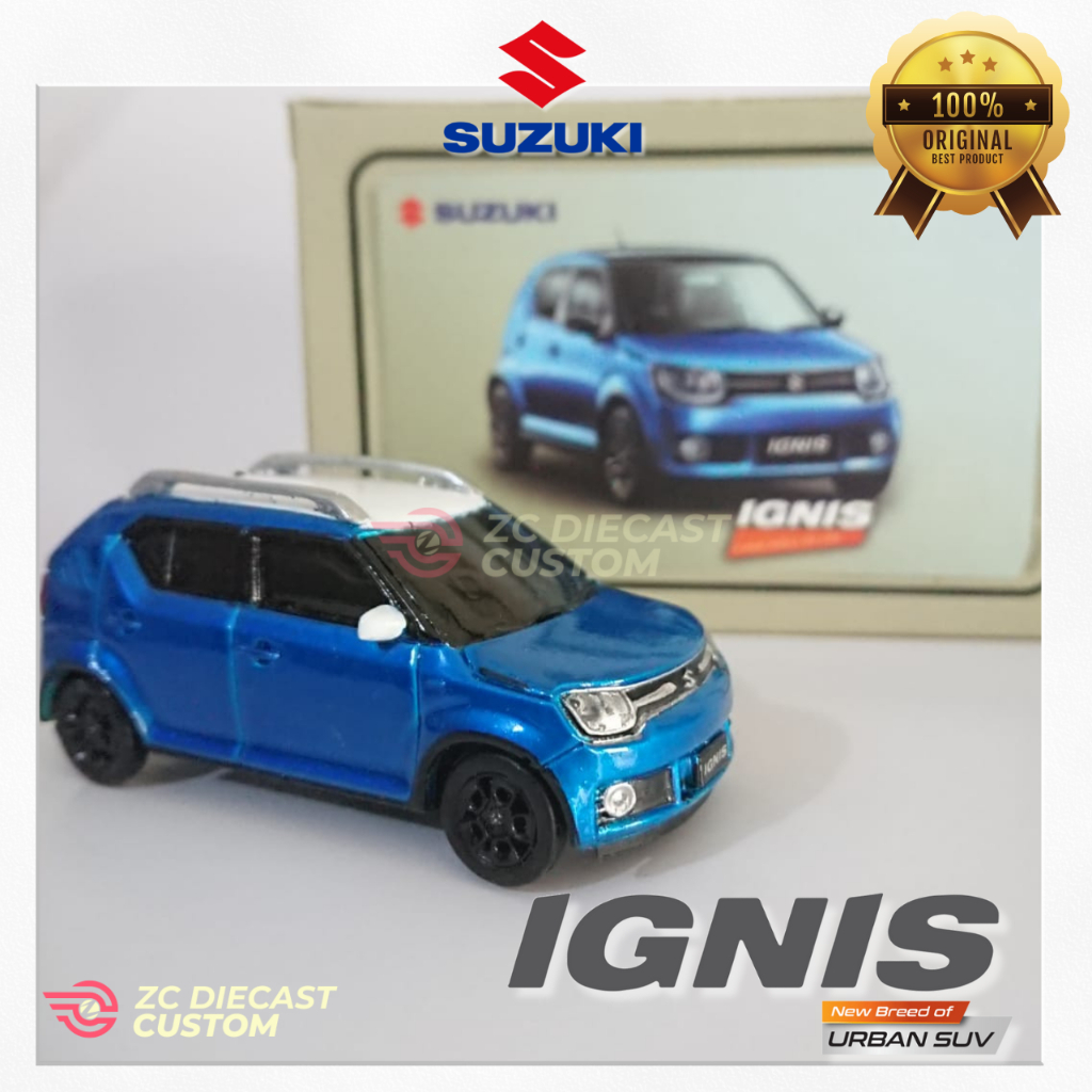 Jual Diecast Mobil Suzuki Ignis GX AGS Skala 1:43 Miniatur IGNIS