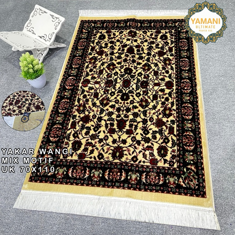 Sajadah Turkey YAKAR Bahan Tebal Bisa Bayar di Tujuan Ukuran 70x110 peralatan sholat