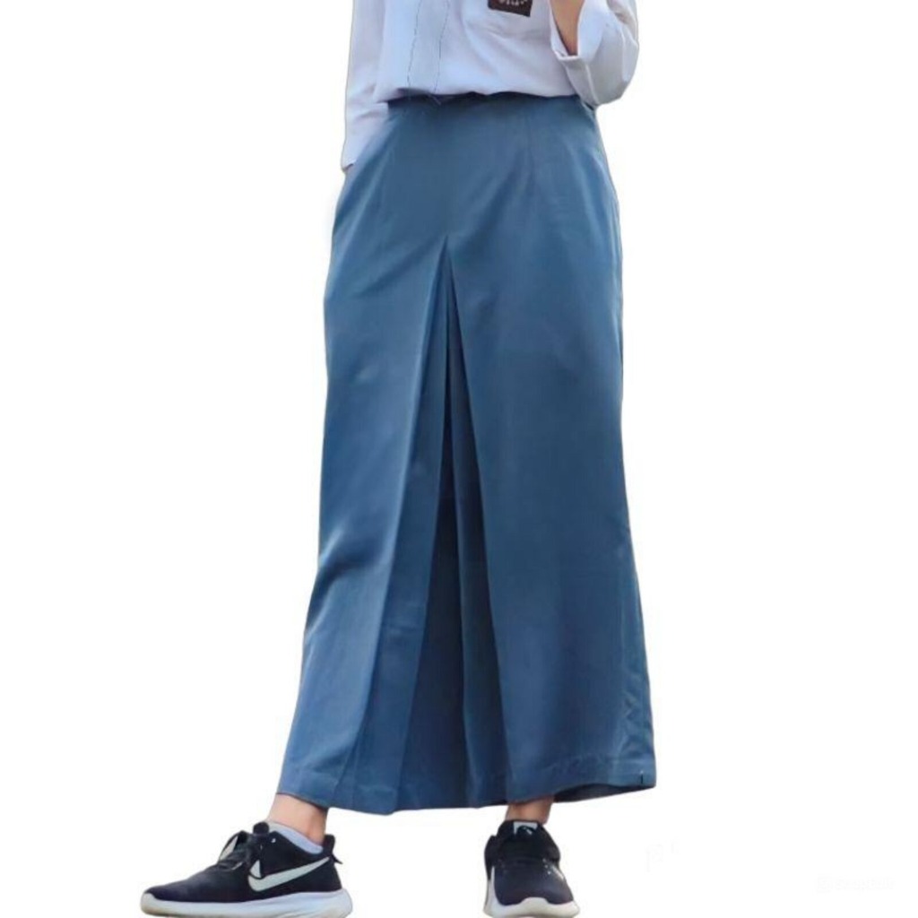 Jual Rok Panjang Seragam Sekolah Model Span R1 Polos - Rok SMA/SMK Abu ...